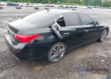 2014 Infiniti Q50 Sport from USA, damaged, VIN JN1BV7AR8EM696674